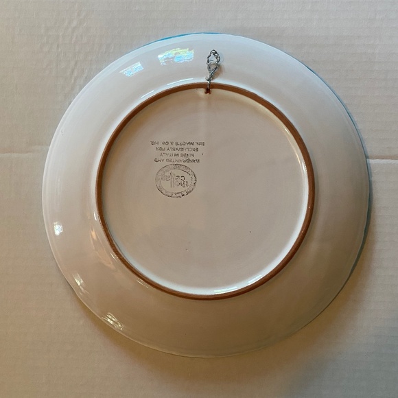 Hand painted made in Italy plate - Picture 5 of 5